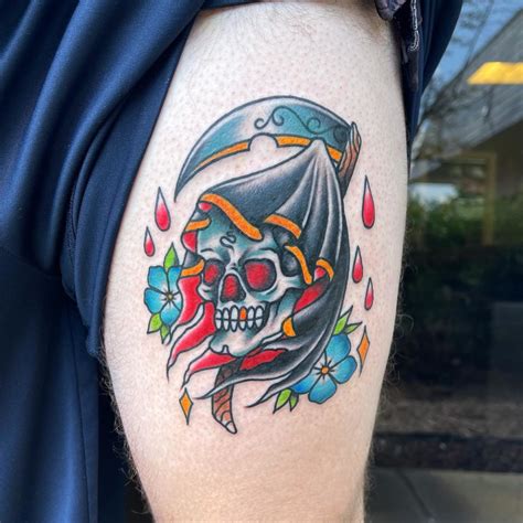 grim reaper tattoo designs